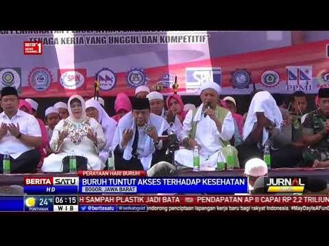 Ribuan Buruh di Bogor Rayakan May Day dengan Tabligh Akbar