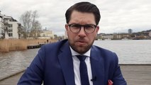 Jimmie Åkesson kommenterar Moderaternas budget