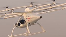 Tests of a flying taxi Volocopter