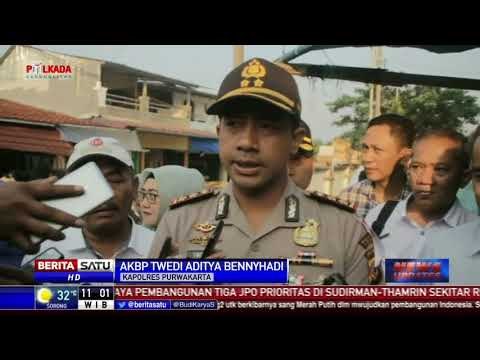 Polres Purwakarta dan Dinas Perdagangan Sidak ke Sujumlah Pasar