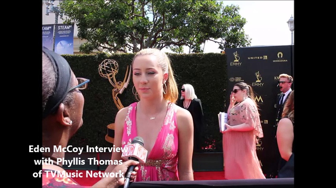 Daytime Emmy Awards 2018: Eden McCoy of General Hospital Red Carpet Interview