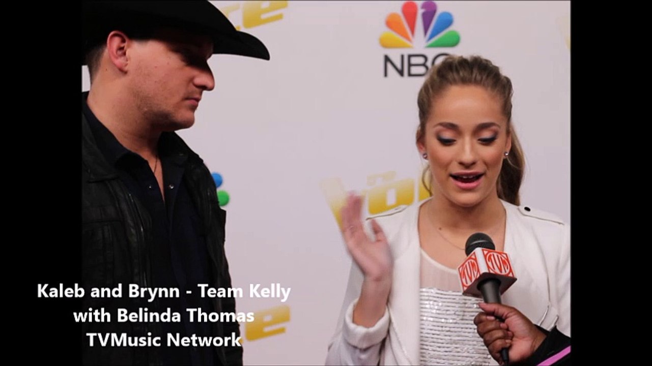 The Voice 14 - Kaleb Lee and Brynn of Team  Kelly Top 11  Interview