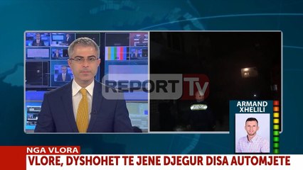 Report TV - Zjarr në garazh, pallati në flakë në Vlorë, evakuohen banorët