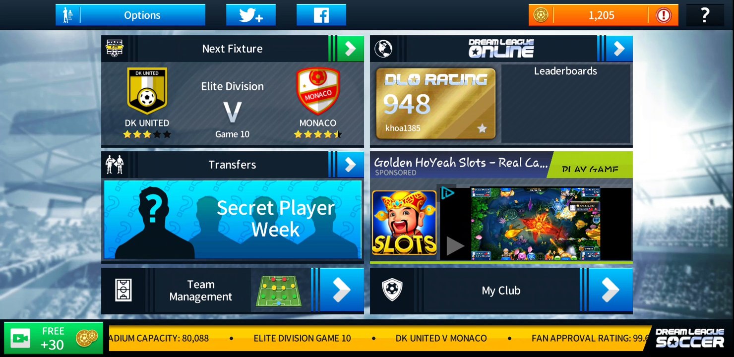 Dream League 2018 IOS Android - Season 1 - Game 15