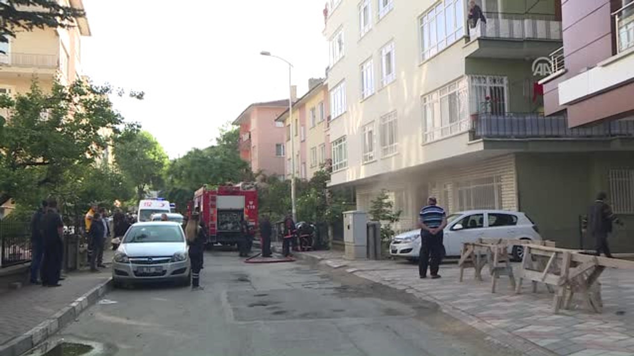 Başkentte Yangın