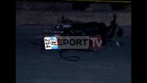 Report TV - Shkodër, makina përplas motorin në gjendje të rëndë 50 vjeçari