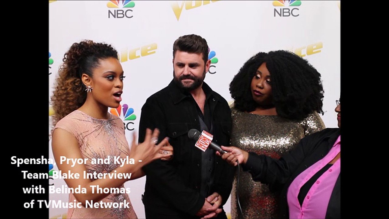 The Voice 14  Spensha, Pryor and Kyla of Team Blake Top 11 Interviews