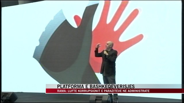 Rama prezanton platformën e bashkëqeverisjes - News, Lajme - Vizion Plus