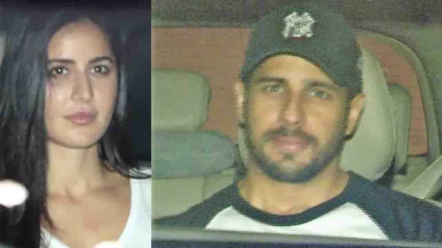 Katrina Kaif, Sidharth Malhotra SPOTTED together at Karan Johar's residence; Watch Video |FilmiBeat