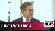 President Moon briefs top officials on outcome of inter-Korean summit