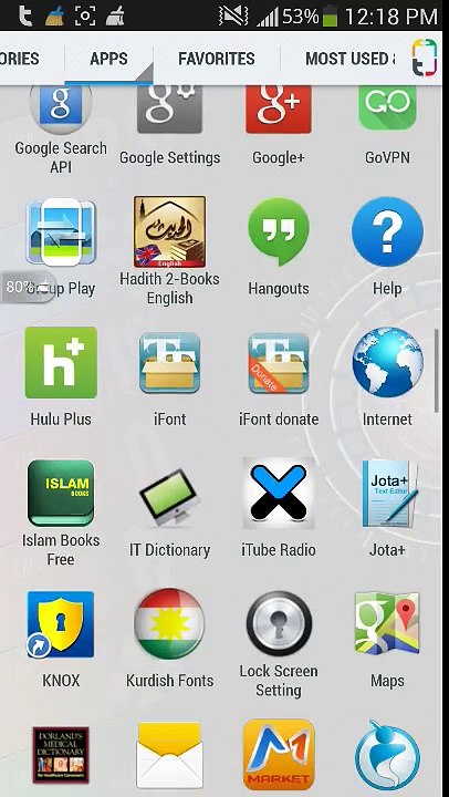 Set kurdish font for Android 4 3