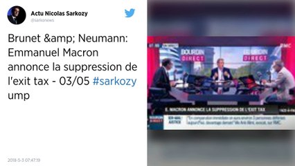 Suppression de l'« exit tax ». Bruno Le Maire nie toute politique « socialement injuste ».