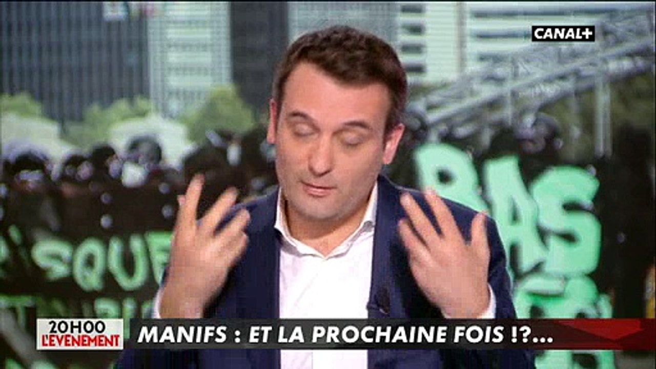 1er Mai : Pour Florian Philippot, les débordements "peuvent se comprendre" puisque "nous n'avons plus de frontières, plus de contrôle" - Regardez