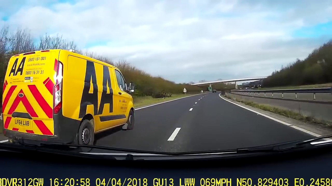 La dashcam d'une conductrice ivre