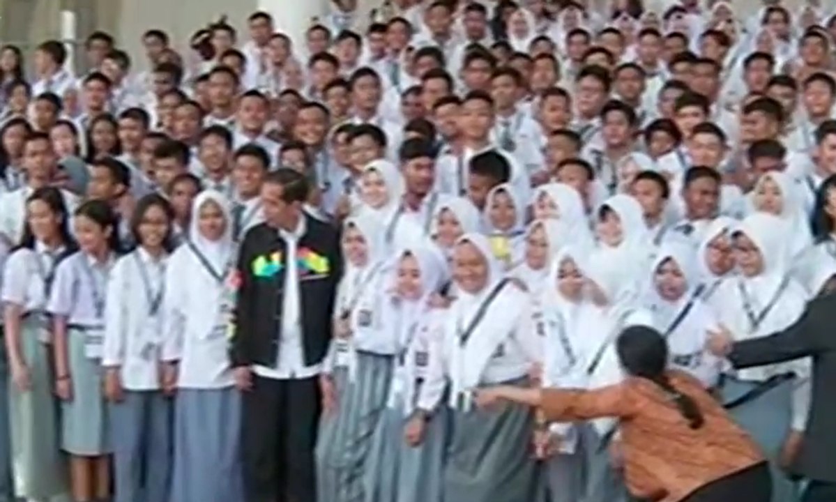 Presiden Jokowi Berpesan Soal Kepemimpinan ke Pelajar