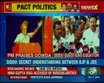 PM Modi shower praises on JD(S) Prez H.D. Deve Gowda; criticises Congress Prez Rahul Gandhi