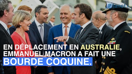 Emmanuel Macron fait une bourde délicieusement coquine