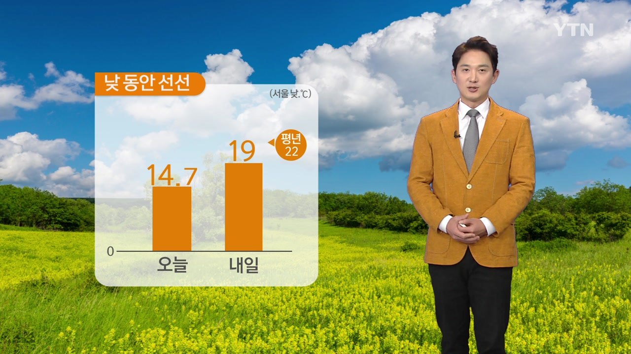 [날씨] 내일 전국 쾌청한 하늘...아침 쌀쌀, 낮 동안 선선 / YTN