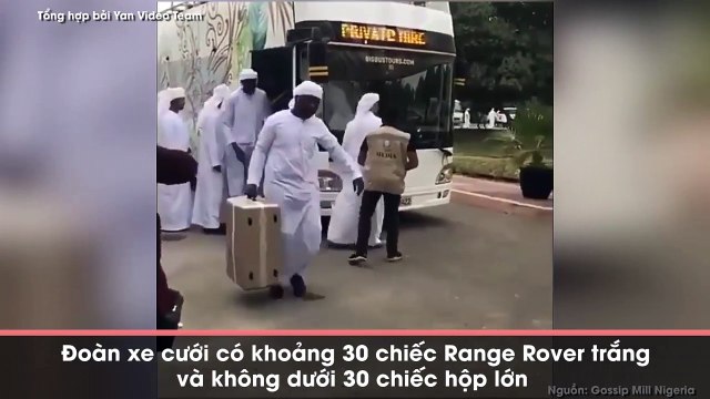 Đám cưới tỉ phú 68 tuổi và cô dâu 25 gây sốt MXH với màn rước dâu không thế choáng ngợp hơn