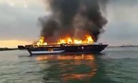 Polisi Selidiki Kapal Pesiar Octopussy Terbakar di Batam