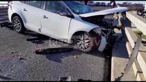 Report TV - Plepa, dy makina përplasen me njëra-tjetrën, katër të plagosur