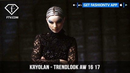 Kryolan Presents Autumn/Winter 2016-17 Make Up Trendlook | FashionTV | FTV