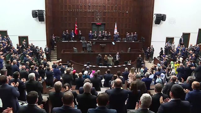 AK Parti TBMM Grubu, Recep Tayyip Erdoğan'ı Cumhurbaşkanı adayı olarak gösterilmesine ilişkin grup kararı aldı (1) - TBMM