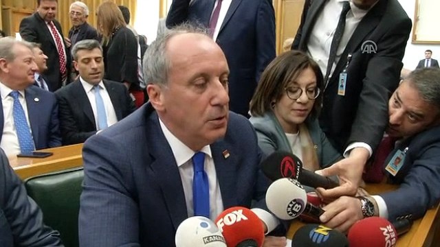 CHP'li İnce, cumhurbaşkanı adayı olacağına ilişkin iddialara cevap verdi - TBMM