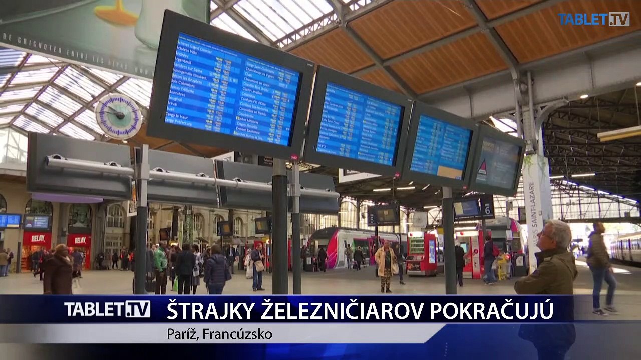 Francúzski železničiari opäť protestujú, vlaky nejazdia pravidelne