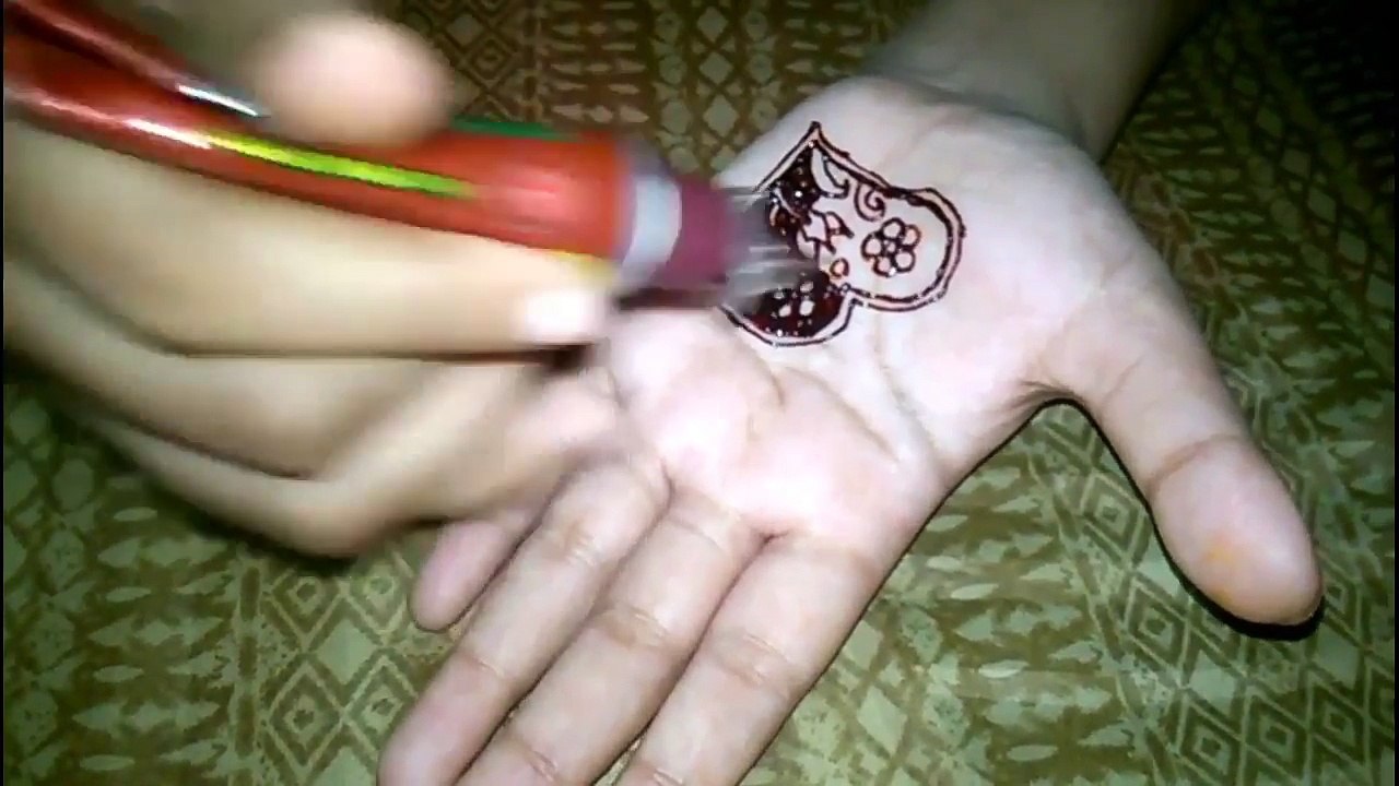 New heart shape mehndi for Valentine -Simple mehndi - YouTube