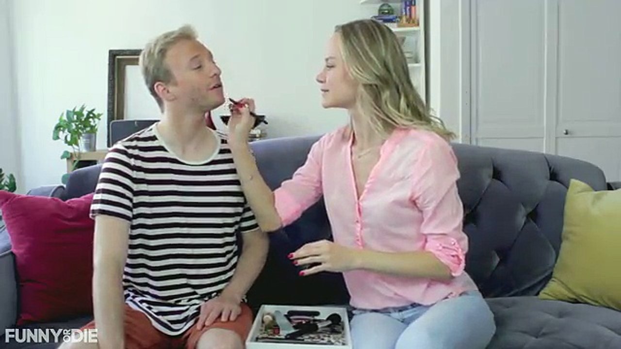 I Do My New Boyfriend's Makeup Challenge