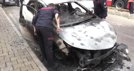 15 Günlük Araç, 15 Dakikada Cayır Cayır Yandı