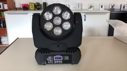 Testa mobile Led Beam 7x12W 4in1