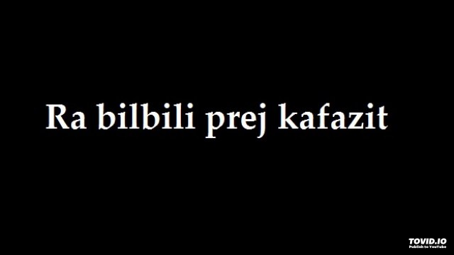 Këngë të shpirtit - Ra bilbili prej kafazit 02