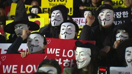 대한항공 직원들 '갑질' 규탄 촛불시위 / YTN