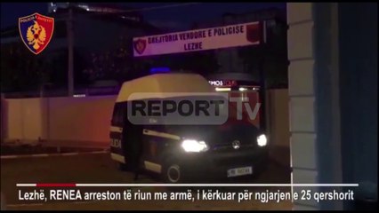Report TV - Lezhë, arrestohet nipi i Arben Ndokës, në kërkim për 2 atentate
