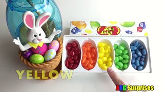 Learn Colors for Children and Toddlers With Jelly Beans & Sing A Long Peter Cottontail