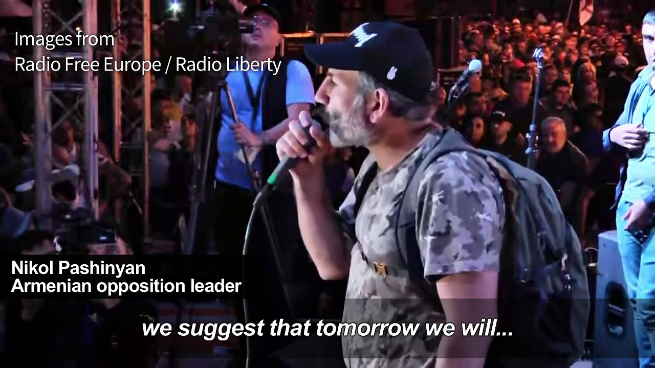 Armenia opposition leader calls end to protests