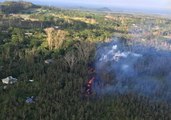 Lava Spews 125 Feet Into Air at Kilauea Fissure Eruption