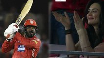 IPL 2018, KXIP vs MI : Preity Zinta Reaction on Chris Gayle SIX worth to watch | वनइंडिया हिंदी