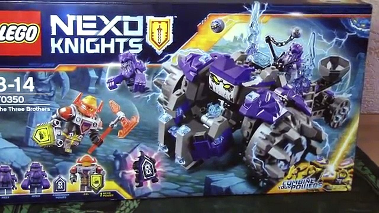[ОБЗОР ЛЕГО] NEXO KNIGHTS 70350 Три брата