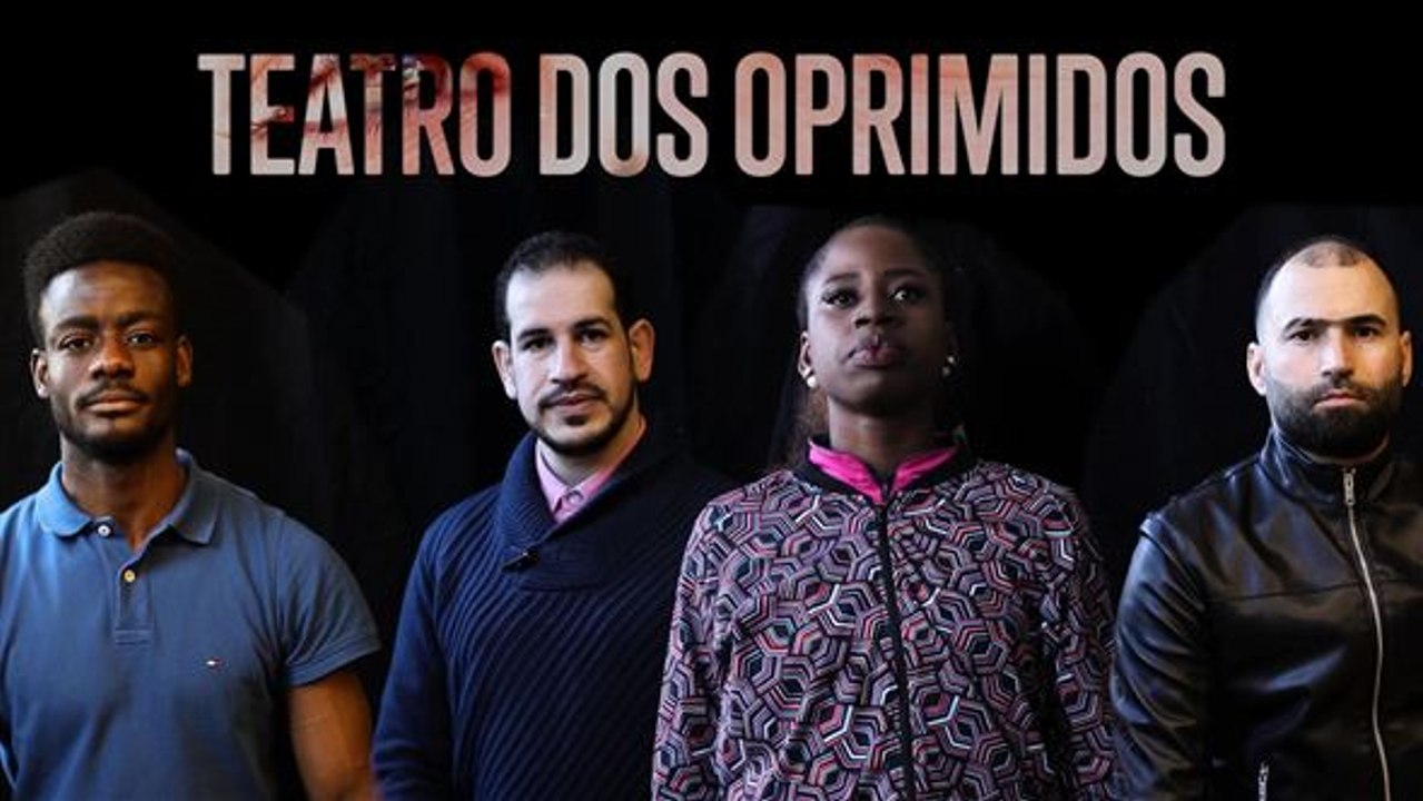 Refugiados usam o teatro para mostrar quem real...