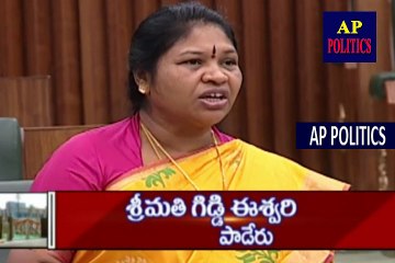 గిరిజనులకు న్యాయం చేయండి అధ్యక్షా _ Paderu MLA Giddi Eswari Speech in AP Assembly-AP Politics
