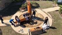 Inauguration d’une sculpture pour le don d’organes