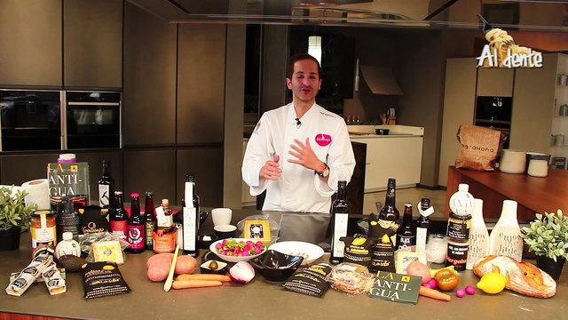 MI PULPITO A LA GALLEGA ensalada templada con cous cous