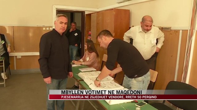 Mbyllen votimet në Maqedoni - News, Lajme - Vizion Plus