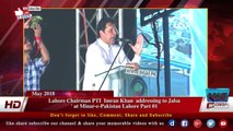 Lahore Chairman PTI  Imran Khan  addressing to Jalsa ' at Minar-e-Pakistan Lahore