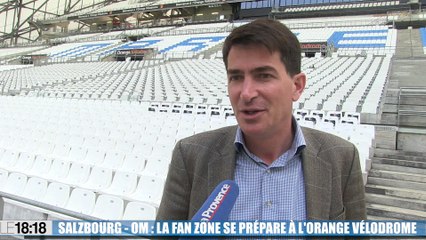 L'Orange Vélodrome se prépare pour la fan zone