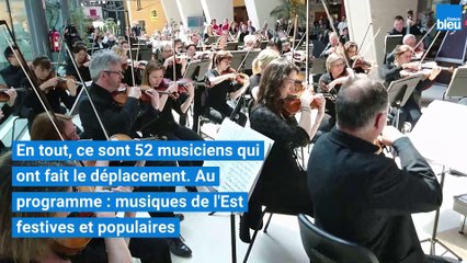 L'Orchestre National de Lorraine joue à l'hôpital De Metz