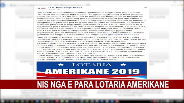NIS NGA E PARA LOTARIA AMERIKANE